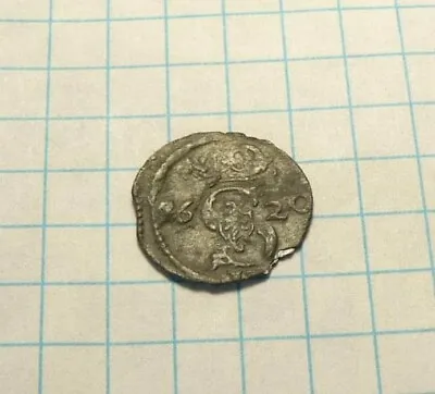 Medieval Lithuanian Zygimantas III Vaza/Polish Sigismund III Waza Coin 2Denarius • $49