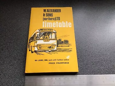£15 • Buy Northern Scottish Bus Group Route Timetable June 1966 Booklet Map