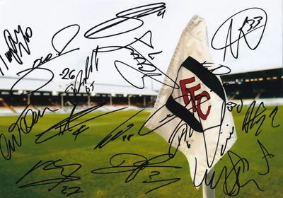 £30 • Buy Football -  Hand Signed A4 Photograph - Fulham - 2023/24 - COA