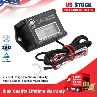 LCD Digital Tiny Tachometer Tach Hour Meter Job Timer RPM Counter Kohler Briggs • $21.89