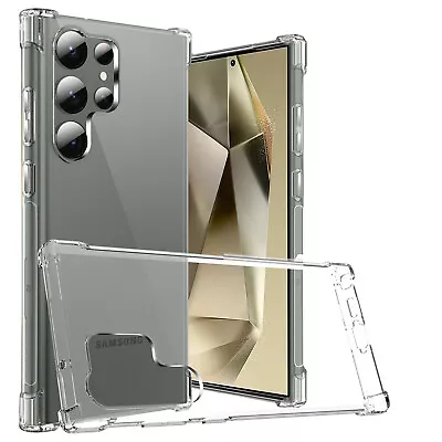 For Samsung Galaxy S24 S23 S22 S21 S20 FE Ultra Plus Clear Case Shockproof Cover • $8.95