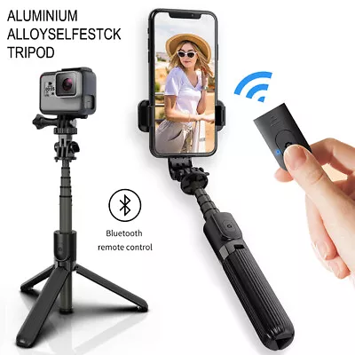 $39.97 • Buy [NEW] 360° Selfie Stick Tripod Remote Bluetooth For IPhone14 13 12 Pro Max 11 XS