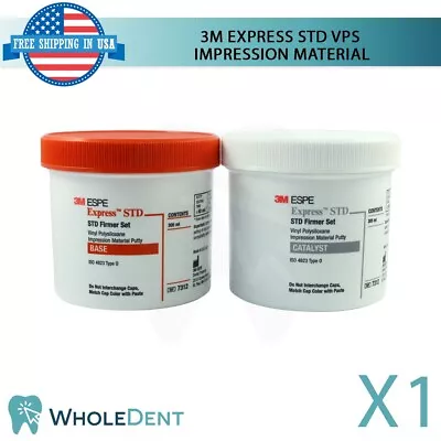 Restoration Dental 3M Express STD VPS Impression Material Putty Set 2X 305ml • $135