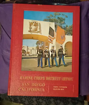 1976 Marine Corps Recruit Depot San Dieago Calif. 3rd Battalion Platoon 3013 • $20
