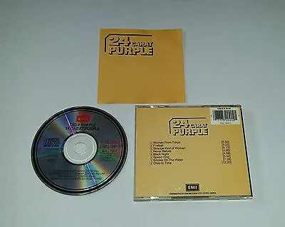 CD Deep Purple 24 Carat Purple 8.Tracks 1975 Woman From Tokyo Fireball ... • £7.09