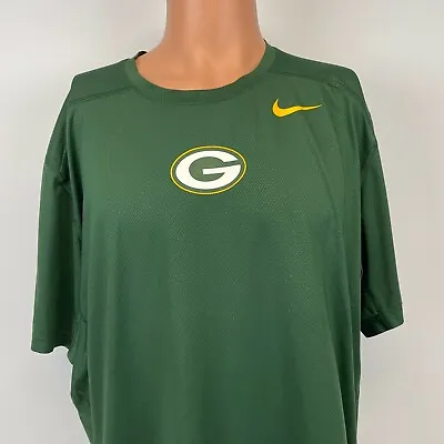 Nike Pro Green Bay Packers Player Issued Training Shirt NFL Chris Odom 2017 2XL  • $48.99