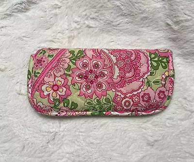 Vera Bradley Glasses Case Petal Pink Floral Paisley Cotton  • $9.19