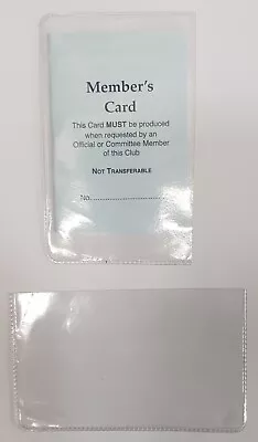 Wallet Holder For Membership Credit Card Driving Licence Loyalty Card ID 10 PACK • £2.50