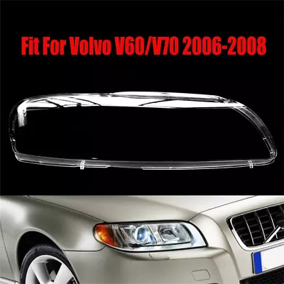 Headlight Shell Lens Cover Right Side Fit For Volvo V60 V70 2006-2008 1Pcs • $114.05