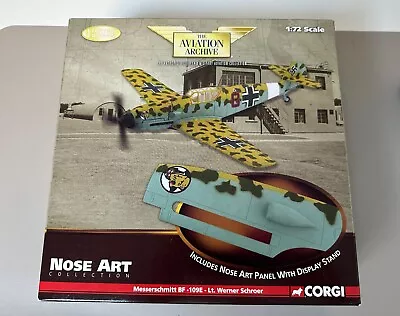 US32106 Corgi Nose Art Collection Messerschmitt Bf 109E Werner Schroer 8./JG27 • £29.99