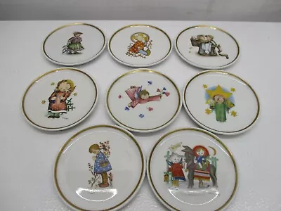 Vintage Berta Hummel Museum West Germany Schmid Miniature Plates Set Of 8 • $30