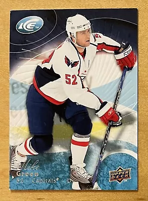 Mike Green 2009-10 Upper Deck Ice #7 Washington Capitals Star EX-NM • $1.06