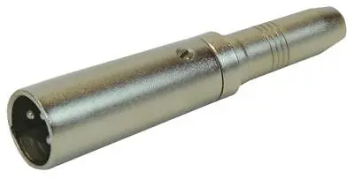 £3.39 • Buy XLR To 1/4 Inch Mono Jack Adaptor 6.35mm Socket To 3 Pin XLR Male Plug