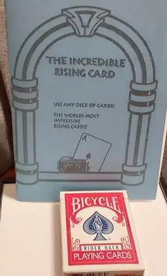 The Incedible Rising Card Deck (Bicycle Red): Use Any Deck - Close Up Magic • $19.95