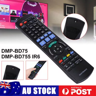 New Remote Control For Panasonic TV DVD LCD Plasma Blue Ray DMP-BD75 IR6 • $13.35