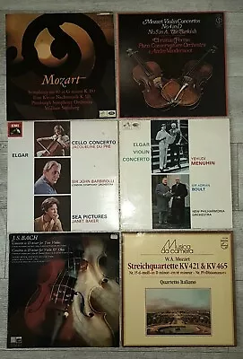 £30 • Buy ELGAR. CELLO CONCERTO -JACQUELINE DU PRÉ, Brahms, Bach, Dvorak, Elgar-17lp+1box