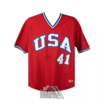 Mark McGwire Autographed Team USA Baseball Jersey - Steiner COA • $359.96