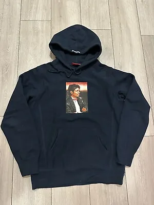 Supreme MJ Michael Jackson Hoodie Navy SS17 - Size M • £159.99