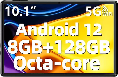  10.1 Inch Tablets 32GB 64GB 128GB ROM Android 12 With Quad-Core Processor WiFi • $69