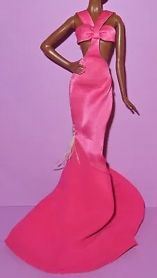 Barbie  Beyonce Destiny's Child Pink Gown Mermaid Doll 2005 H7268 Outfit Dress • $45