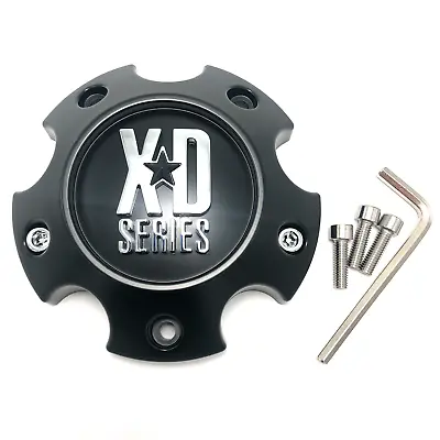 XD Series Satin Black 5 Lug Wheel Center Hub Cap Bolt On S057L120 • $25