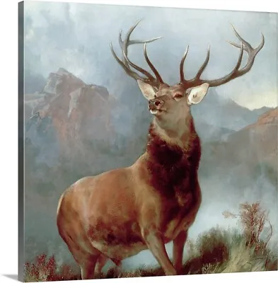 Monarch Of The Glen 1851 Canvas Wall Art Print Deer Home Decor • $163.99