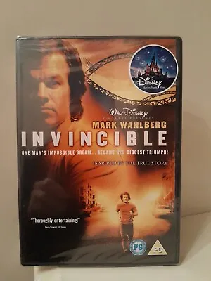 INVINCIBLE (2007) DVD Walt Disney Mark Wahlberg. NEW SEALED (7) • £9.99