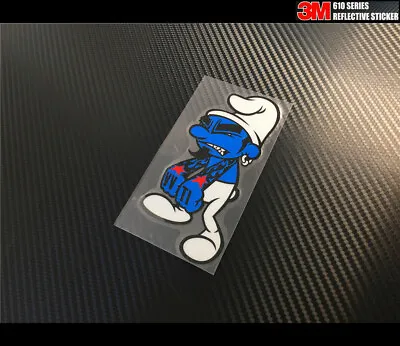 Reflective The Gangster Smurf Vvti JDM Sticker • $5.84