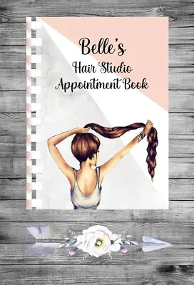 £9.75 • Buy Personalised A4 Appointment Book/Diary - Beauty - Hair - Stylist - BP17