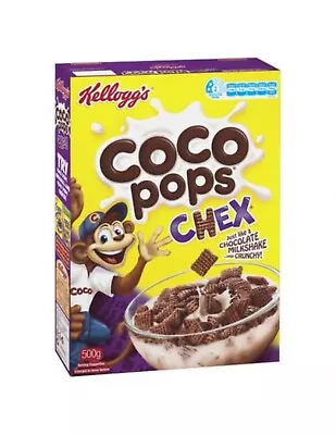 Kelloggs Coco Pops Chex 500g X 10 • $150.95