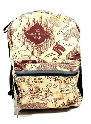 Harry Potter The Marauders Map All Over Print 16  Kids Backpack Multicolor • $15.98