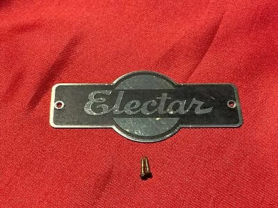 1936 ELECTAR Epiphone Lap Steel Guitar Tuner Badge Logo Part Vintage • $149