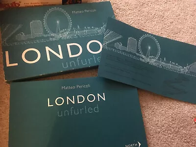 Matteo Pericoli  LONDON UNFURLED  Long Drawing In Book In Holder • £4.95