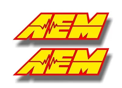 2 AEM Cold Air Intake System 9'' Racing Vinyl Graphic Decals JDM Stickers NRG • $5.93