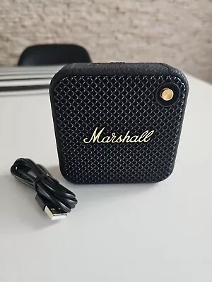 Marshall Willen Portable Bluetooth Speaker - Black & Brass (1006059) • £50