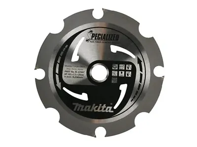 Makita  B-22997 165mm X 20mm X 4T Specialized Cement Board Saw Blade • £32