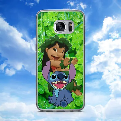 £6.99 • Buy Lilo And Stitch Ohana Family Floral Hard Phone Case Cover For Samsung Huawei