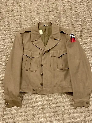 M-1943 Field Jacket Sz 40R Post WW2 1943 Date US Army A Patch • $199