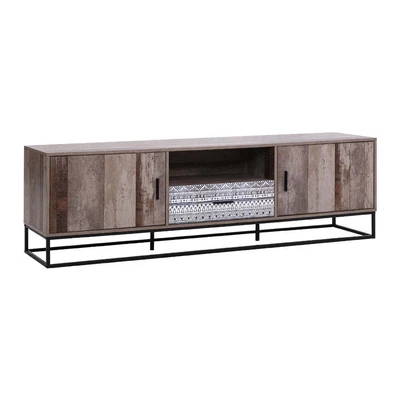 $148.99 • Buy Artiss TV Cabinet Entertainment Unit Stand Storage Wooden Industrial Rustic 1...