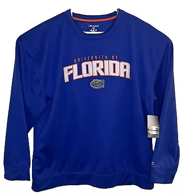 Florida Gators Sweatshirt Men’s 2X-Large Blue Pullover Champion NCAA UF Football • $22.74