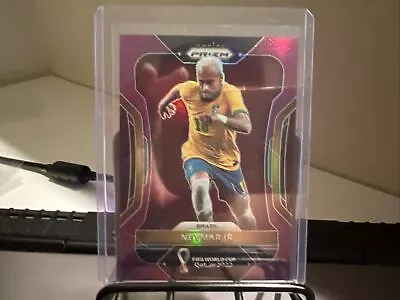 $79.95 • Buy 2022 Panini Prizm FIFA World Cup Soccer Purple Prizm Neymar Jr /199 B43