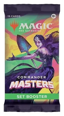 Commander Masters Set Booster Pack (MTG) Sealed MTG Magic • $14.75