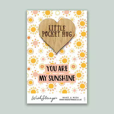 You Are My Sunshine - Little Pocket Hug Token Gift Card Keepsake • £3.99