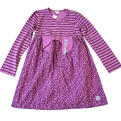 Naartjie Kids Girls Vintage Dress Pink Purple XXXL 9 NWT • $20