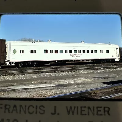 SOO Line 621 Bunk Car Sleeping X Milwaukee Rd Original Kodak 35mm Railroad Slide • $3.50