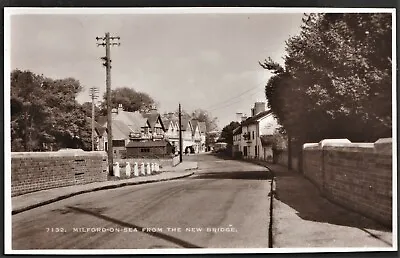 MILFORD ON SEA Postcard View From New Bridge • £5.95