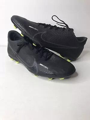 Mens 10 Nike Mercurial Vapor 15 Multi-Ground Black Low Soccer Cleats DJ5963-001 • $34.95