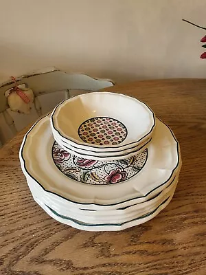 £170 • Buy Gien Antoinette Poisson Dominote Plates And Bowls