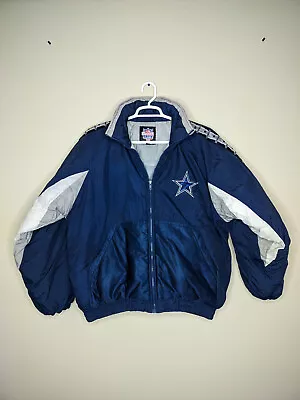 Vintage 90s NFL Dallas Cowboys Gameday Winter Coat Jacket • $65