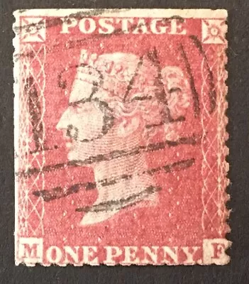 GB Queen Victoria  1d Penny Red  VFU Stamp  M-F   LH • $1.23